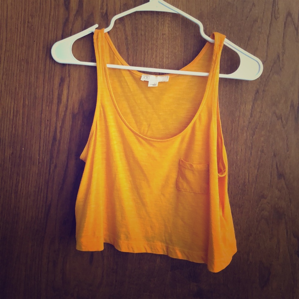 F21 Yellow Pocket Tank